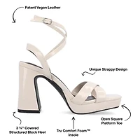 Journee Collection Womens Zorana Heeled Sandals