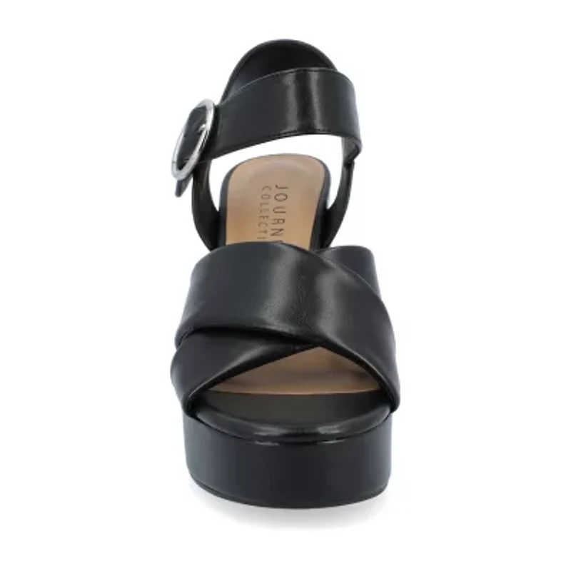 Journee Collection Womens Akeely Heeled Sandals