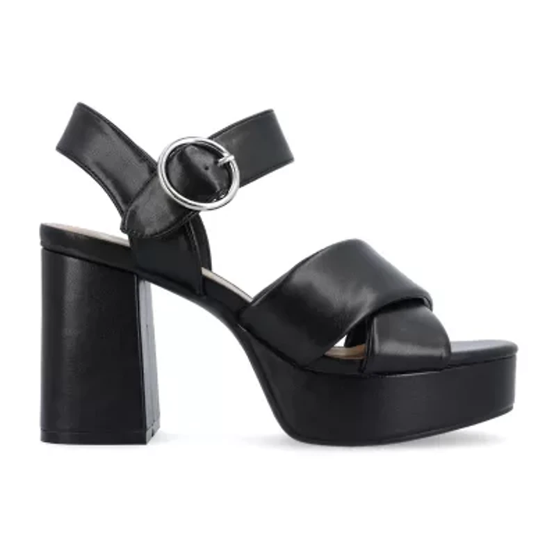 Journee Collection Womens Akeely Heeled Sandals