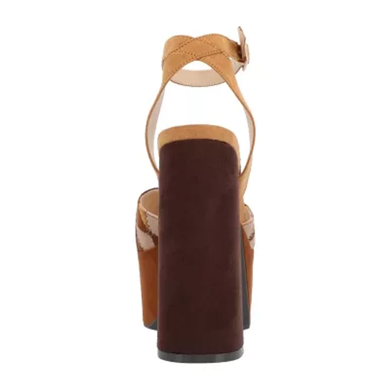 Journee Collection Womens Asherby Heeled Sandals