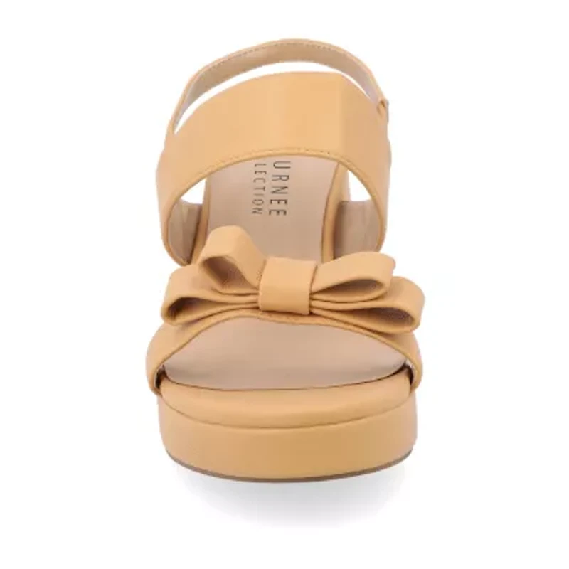 Journee Collection Womens Brookan Heeled Sandals