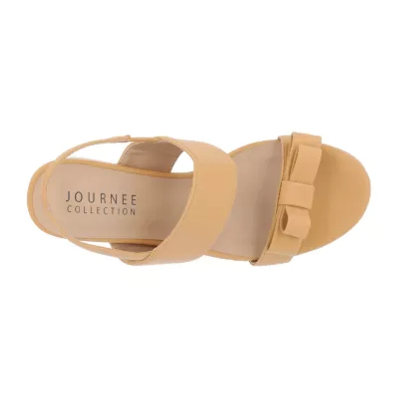 Journee Collection Womens Brookan Heeled Sandals