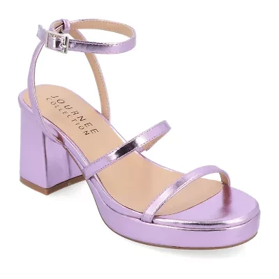 Journee Collection Womens Samilee Heeled Sandals