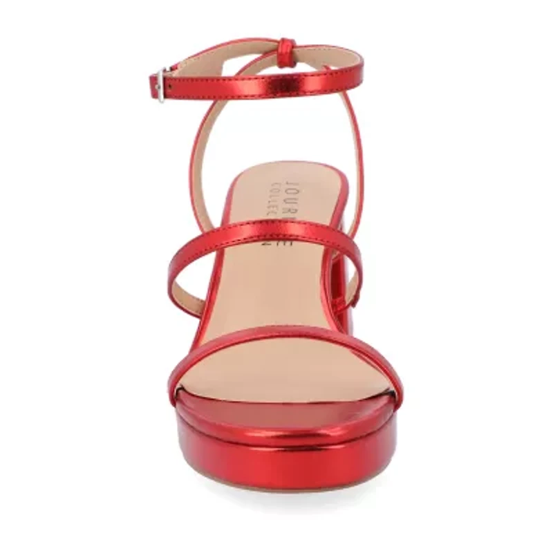 Journee Collection Womens Samilee Heeled Sandals