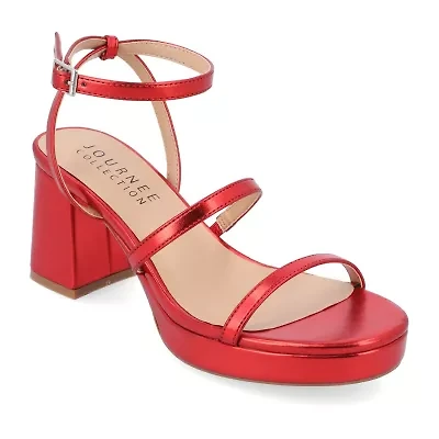 Journee Collection Womens Samilee Heeled Sandals