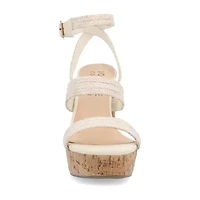Journee Collection Womens Sienne Heeled Sandals