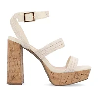 Journee Collection Womens Sienne Heeled Sandals