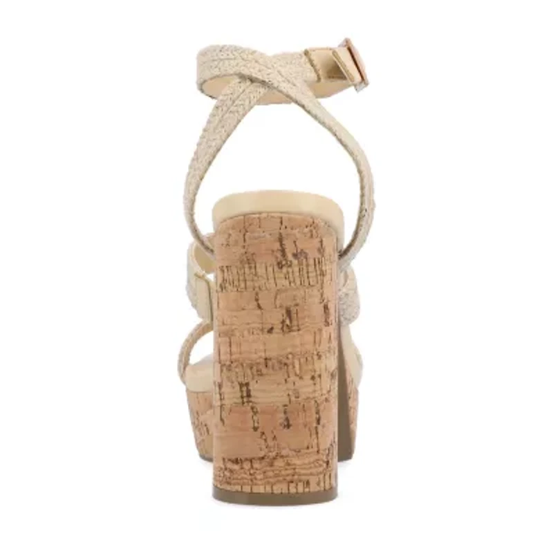 Journee Collection Womens Sienne Heeled Sandals