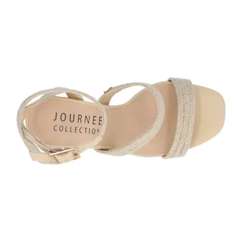 Journee Collection Womens Sienne Heeled Sandals