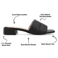 Journee Collection Womens Elidia Heeled Sandals