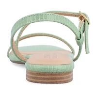 Journee Collection Womens Crishell Flat Sandals