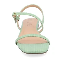 Journee Collection Womens Crishell Flat Sandals