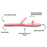 Journee Collection Womens Adyrae Flat Sandals