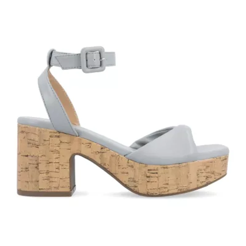 Journee Collection Womens Eianna Heeled Sandals