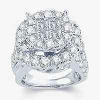 5 CT.T.W. Natural Diamond 14K White Gold Engagement Ring