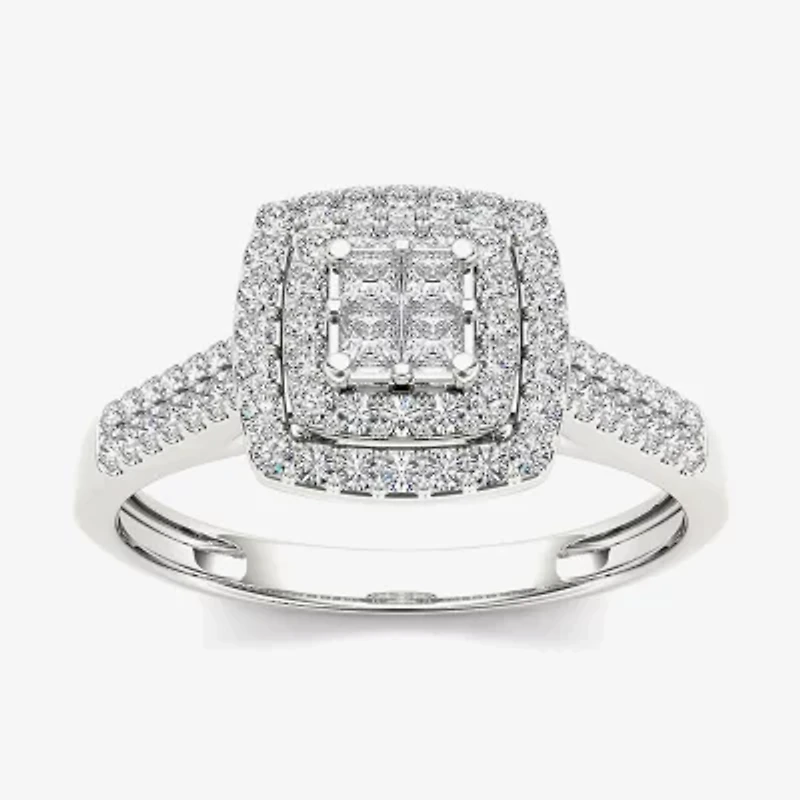 1/2 CT.T.W. Natural Diamond 14K Gold Engagement Ring