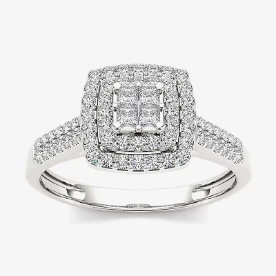1/2 CT.T.W. Natural Diamond 14K  Gold Engagement Ring