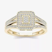 1/6 CT.T.W. Natural Diamond 10K Yellow Gold Engagement Ring