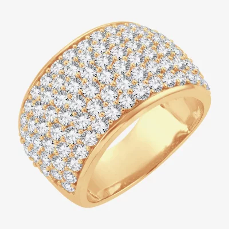 (H-I / I1) 3 CT. T.W. Lab Grown White Diamond 10K Gold Anniversary Band