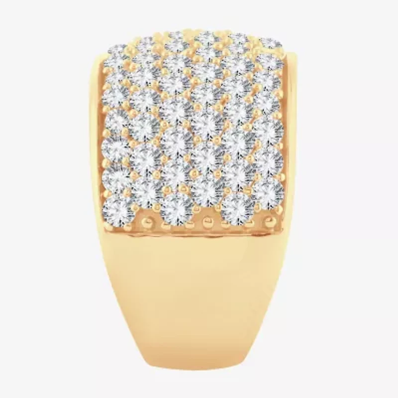 (H-I / I1) 3 CT. T.W. Lab Grown White Diamond 10K Gold Anniversary Band