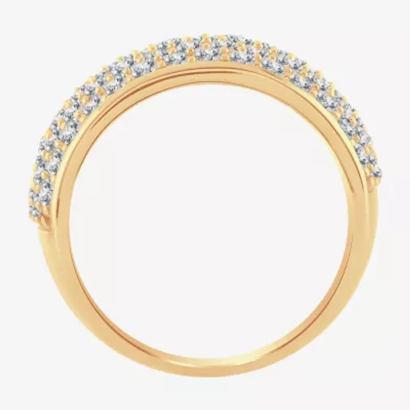 (H-I / I1) 3 CT. T.W. Lab Grown White Diamond 10K Gold Anniversary Band