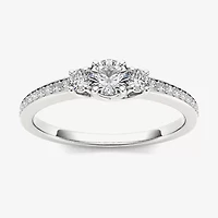 CT.T.W. Natural Diamond 14K Gold 3-Stone Engagement Ring