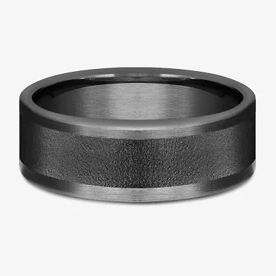 Mens 8MM Tantalum Wedding Band