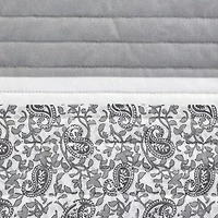 Linery Stripe Paisley Reversible Quilt Set