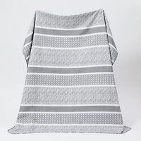 Linery Stripe Paisley Reversible Quilt Set