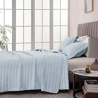 Linery Channel Stitch Reversible Quilt Set