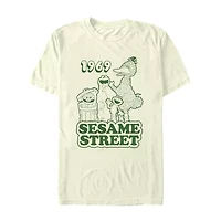 Mens Short Sleeve Sesame Street Graphic T-Shirt