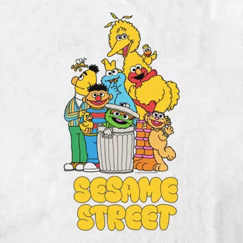 Mens Short Sleeve Sesame Street Graphic T-Shirt