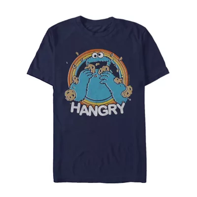 Mens Short Sleeve Sesame Street Graphic T-Shirt