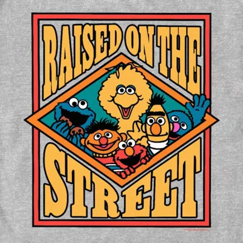 Mens Short Sleeve Sesame Street Graphic T-Shirt