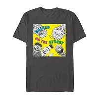 Mens Short Sleeve Sesame Street Graphic T-Shirt