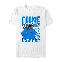 Mens Short Sleeve Sesame Street Graphic T-Shirt