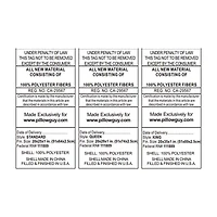 Ella Jayne Gussetted Firm Plush Down Alternative Side/Back Sleeper Pillow