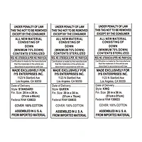 Ella Jayne White Down 100% Certified RDS Soft Stomach Sleeper Pillow