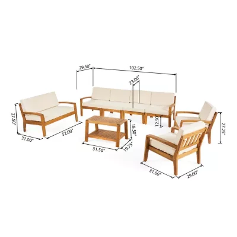 Grenada 8-pc. Conversation Set