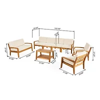 Grenada 8-pc. Conversation Set