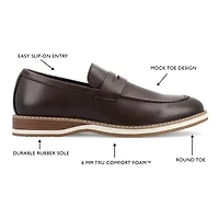 Vance Co Kahlil Mens Moc Closed Toe Loafers