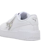 PUMA Carina 3.0 Bling Little Kid Girls Sneakers