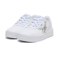 PUMA Carina 3.0 Bling Little Kid Girls Sneakers