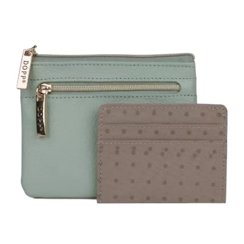 Dopp Large Id Coin Card Case Womens Rfid Blocking Wallet