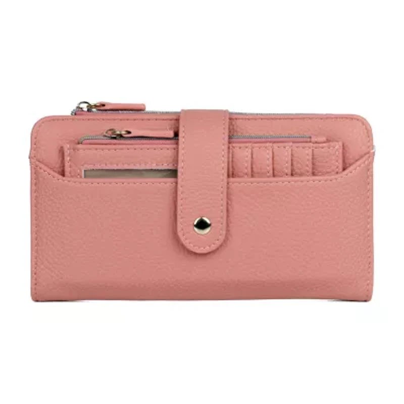 Julia Buxton Bifold  Cc Womens RFID Blocking Bifold Wallet