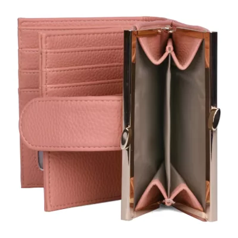 Julia Buxton Lexington Wallet Womens RFID Blocking Bifold