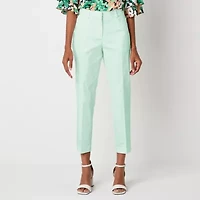 Liz Claiborne Emma Womens Tall Ankle Mid Rise Pant
