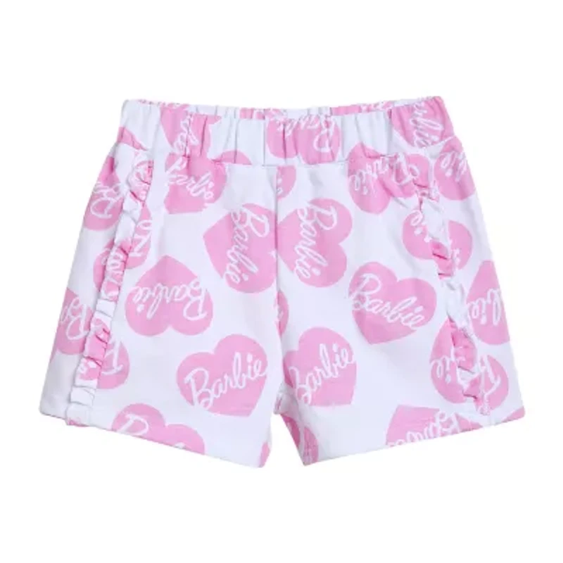 Baby Girls 2-pc. Barbie Short Set