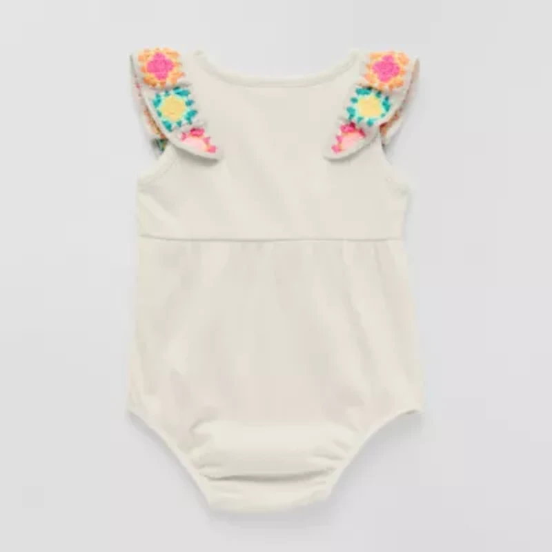 Okie Dokie Baby Girls Sleeveless Romper
