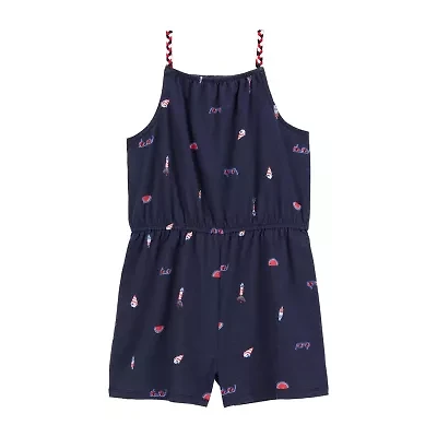 Carter's Americana Little & Big Kid Girls Sleeveless Romper
